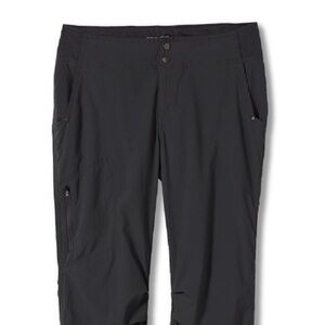 Royal Robbins Jammer II Pant Women size: 14 Nylon Hiking Outdoor Convertible BLK